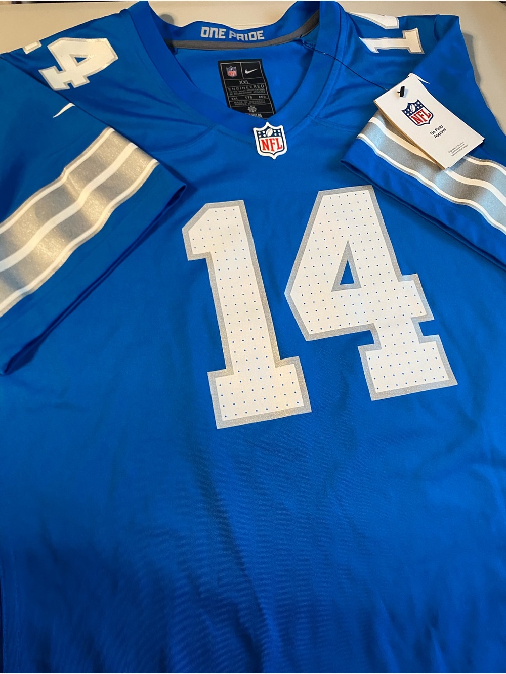 NFL Amon-Ra St. Brown Jersey Nike 
#14 Detroit Lions Home XXL